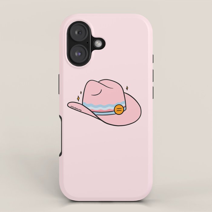 Aquarius Cowboy Hat iPhone Case Gallery Image 1