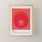 Leo Astrology Zodiac Aura Gradient Art Print Mini Art Print Gallery Image 1