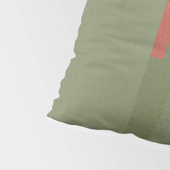 Modernist Green Objects Pillow Sham Gallery Image 4