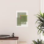 Modernist Green Objects Poster Gallery Image 2