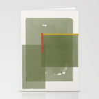 Modernist Green Objects Stationery Card Gallery Image 2