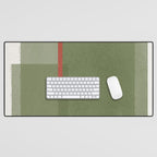 Modernist Green Objects Desk Mat Gallery Image 1
