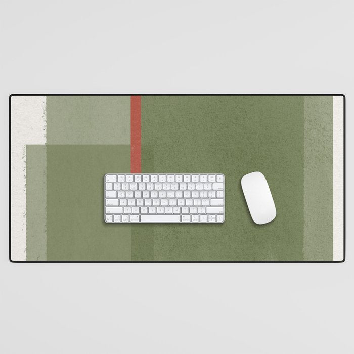 Modernist Green Objects Desk Mat Gallery Image 1