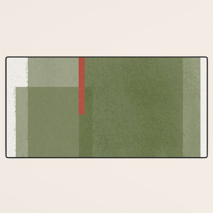 Modernist Green Objects Desk Mat Gallery Image 3