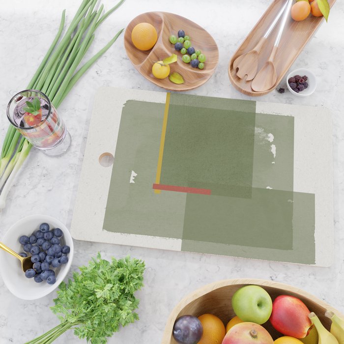 Modernist Green Objects Cutting Board Gallery Image 2