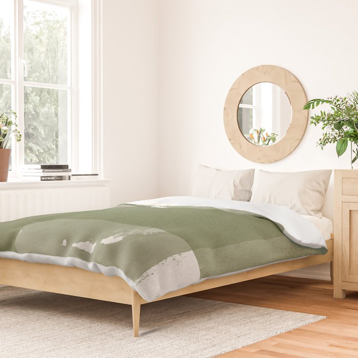 Modernist Green Objects Duvet Cover Gallery Image 2
