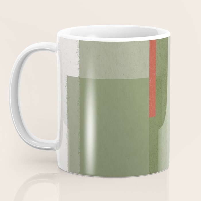 Modernist Green Objects Coffee Mug Gallery Image 3
