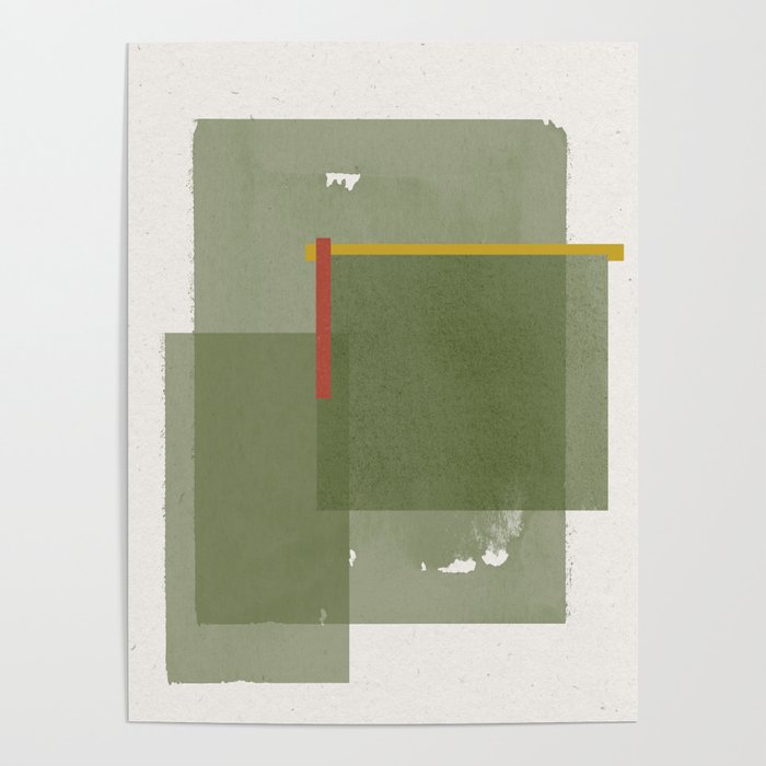 Modernist Green Objects Poster Gallery Image 4