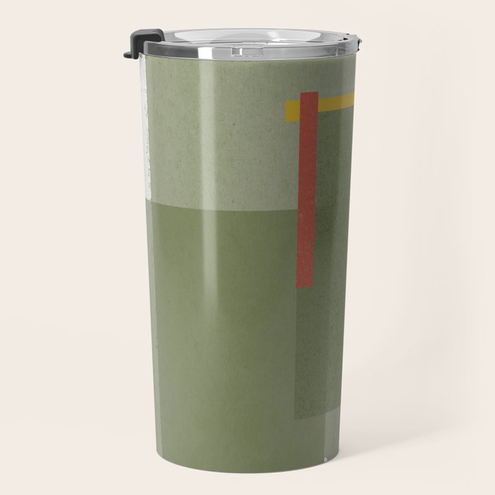 Modernist Green Objects Travel Mug Gallery Image 3