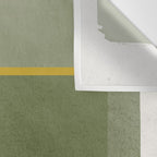 Modernist Green Objects Wall Tapestry Gallery Image 3