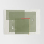 Modernist Green Objects Rug Gallery Image 2