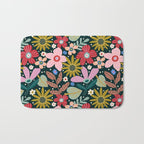 Colorful Floral Bath Mat Gallery Image 1