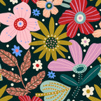 Colorful Floral Coffee Mug Gallery Image 2