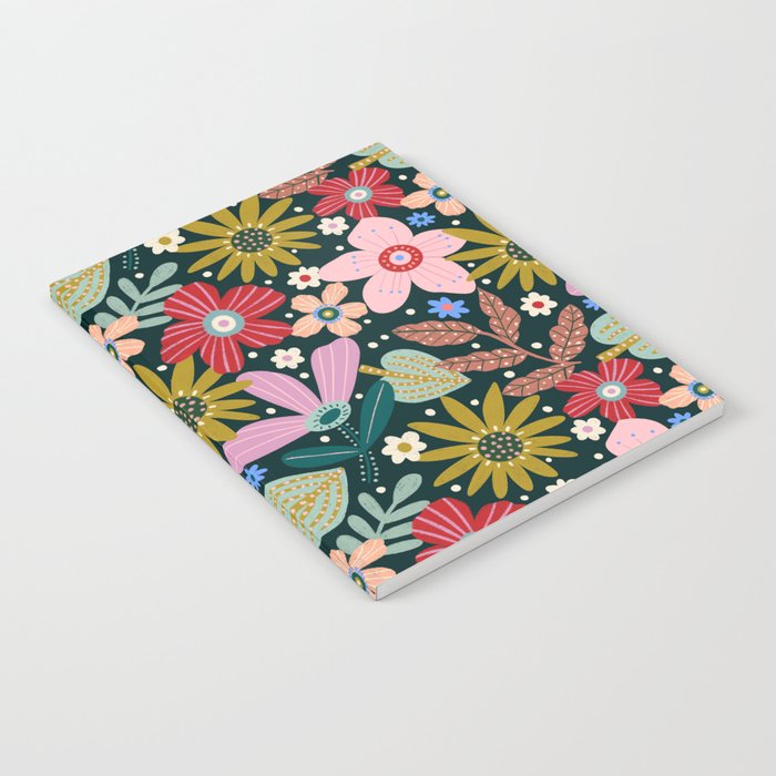 Colorful Floral Notebook Gallery Image 2
