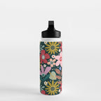 Colorful Floral Water Bottle Gallery Image 3