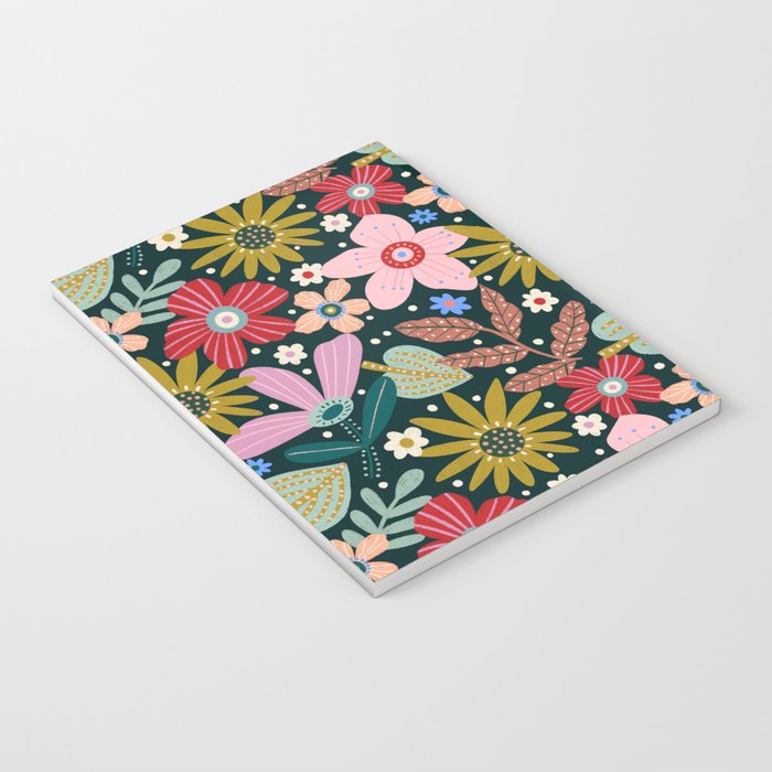 Colorful Floral Notebook Gallery Image 3