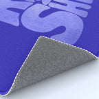 Rise and Shine - blue typography Rug Gallery Image 4