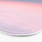 Gorgeous Pink Sunset Beach, Ocean Waves Bath Mat Gallery Image 3