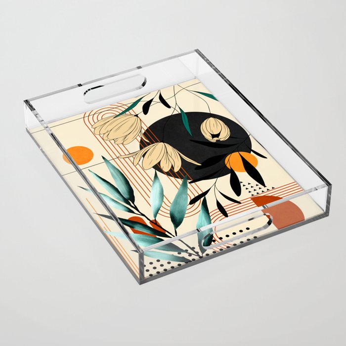 Petals Garden Geometry 1 Acrylic Tray Gallery Image 1