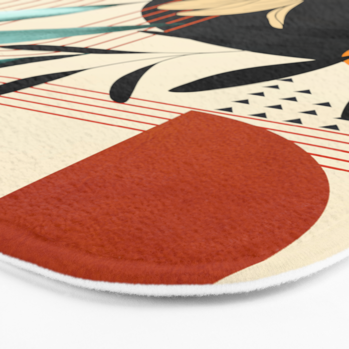 Petals Garden Geometry 1 Bath Mat Gallery Image 3