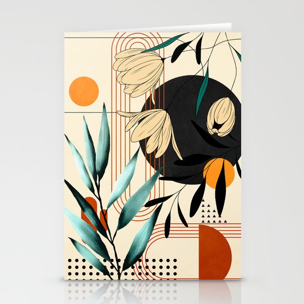 Petals Garden Geometry 1 Stationery Card Gallery Image 1