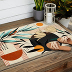 Petals Garden Geometry 1 Outdoor Rug Gallery Image 2