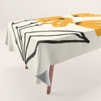 The Cosmo Yellow Flowers 02 Tablecloth Gallery Image 1