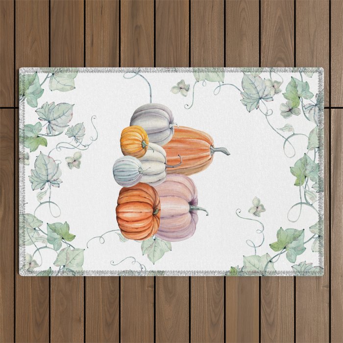 Pumpkin Patch Outdoor Rug Gallery Image 1