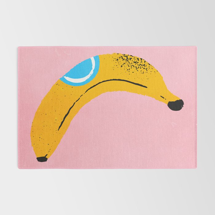 Banana Pop Art Rug Gallery Image 2