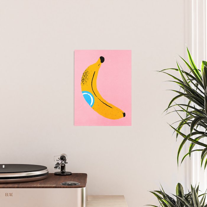 Banana Pop Art Poster Gallery Image 2