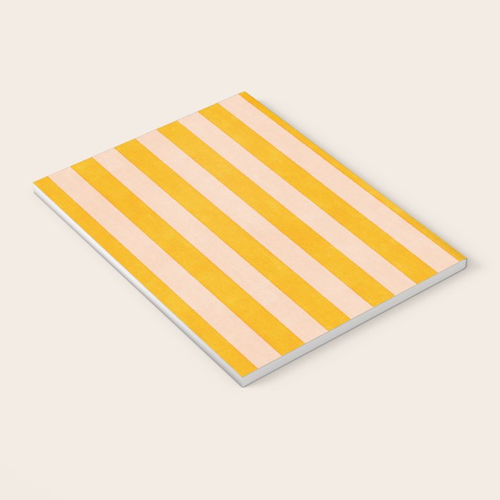 STRIPES 001 A - Goldenrod Notebook Gallery Image 3