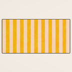 STRIPES 001 A - Goldenrod Desk Mat Gallery Image 3