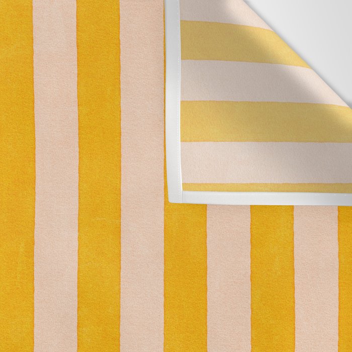 STRIPES 001 A - Goldenrod Wall Tapestry Gallery Image 3
