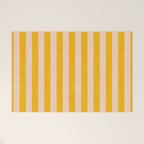 STRIPES 001 A - Goldenrod Welcome Mat Gallery Image 1