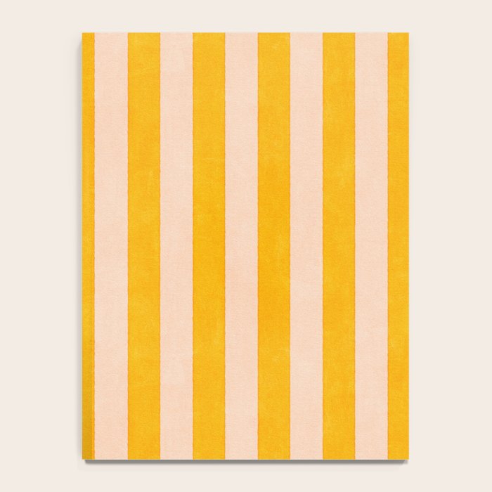 STRIPES 001 A - Goldenrod Notebook Gallery Image 4