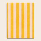 STRIPES 001 A - Goldenrod Notebook Gallery Image 4