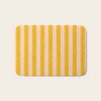 STRIPES 001 A - Goldenrod Bath Mat Gallery Image 1