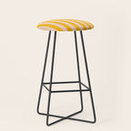 STRIPES 001 A - Goldenrod Stool Gallery Image 1