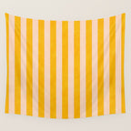 STRIPES 001 A - Goldenrod Wall Tapestry Gallery Image 4