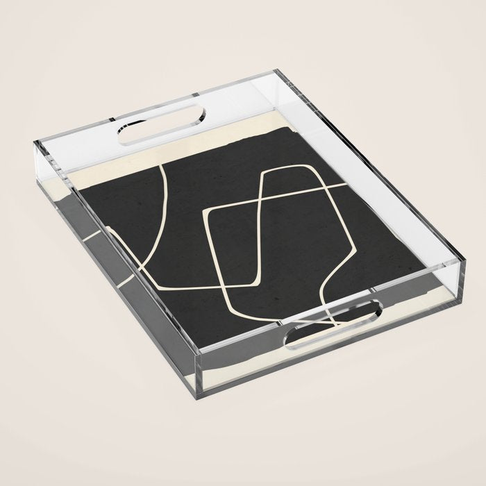 Minimal Abstract Art 25 Acrylic Tray Gallery Image 1