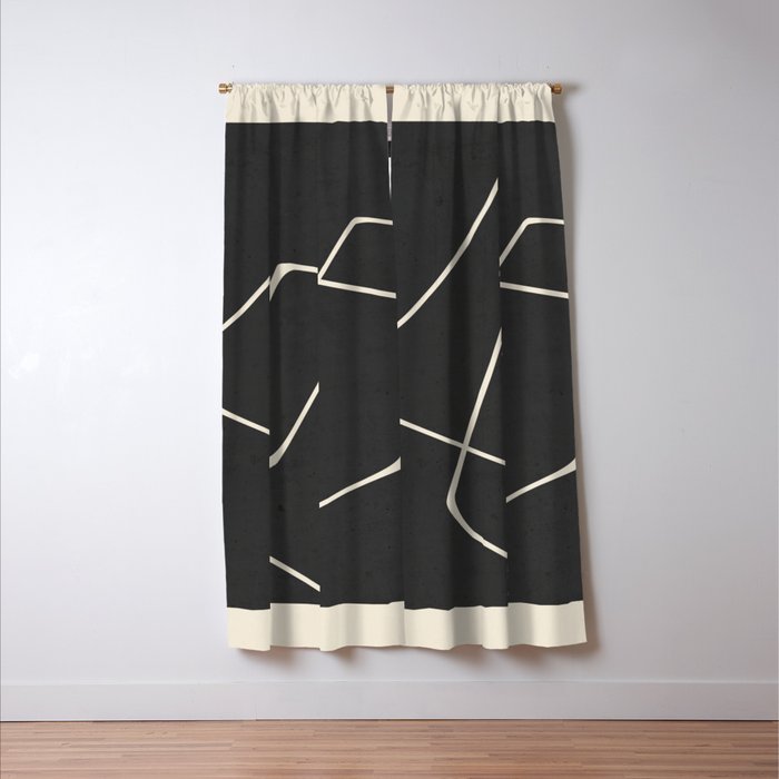 Minimal Abstract Art 25 Window Curtain Gallery Image 3