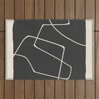 Minimal Abstract Art 25 Outdoor Rug Gallery Image 1