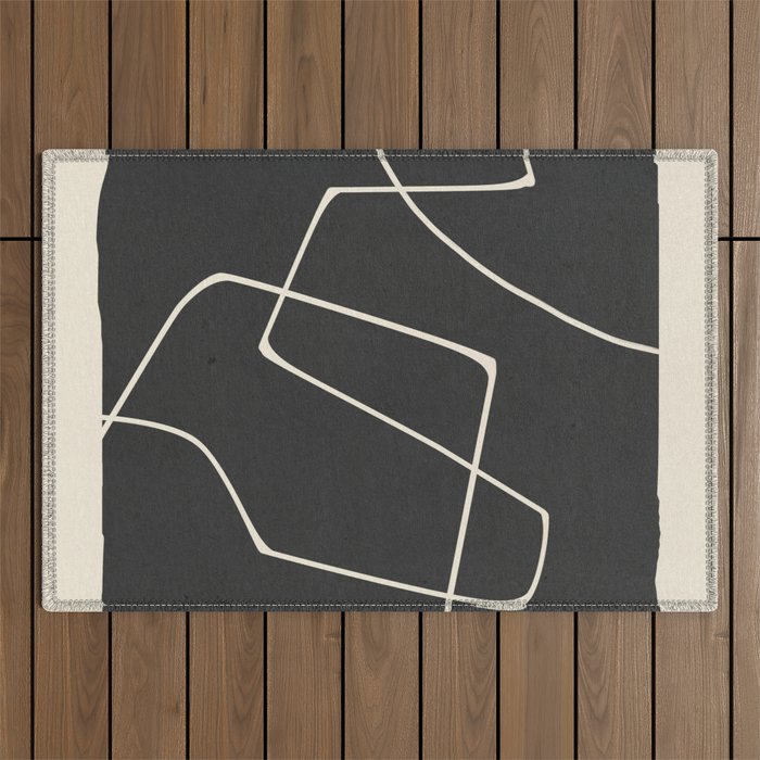 Minimal Abstract Art 25 Outdoor Rug Gallery Image 1
