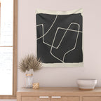 Minimal Abstract Art 25 Wall Tapestry Gallery Image 2