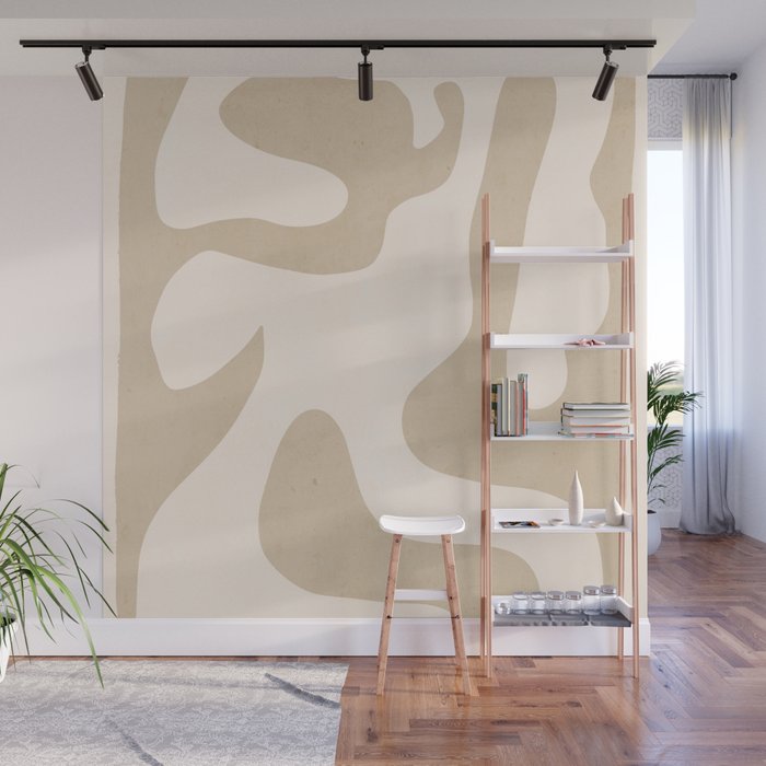 Modern Abstract Shapes 75 Wall Mural Gallery Image 1