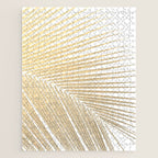 Palm leaf - gold Jigsaw Puzzle Gallery Image 1