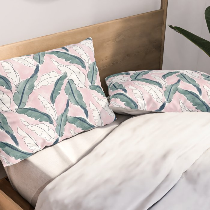 Banana Leaves Pillow Sham Gallery Image 2
