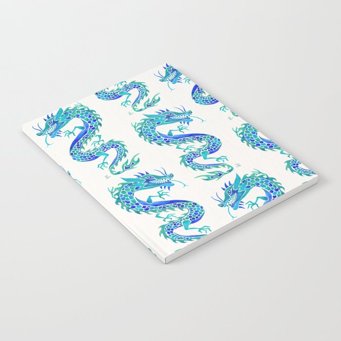 Chinese Dragon - Blue Palette Notebook Gallery Image 1
