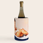 "Bathtub Whiskey" - Cute Vintage Brunette Pinup Girl Soaks & Enjoys A Cocktail. (V.2) Wine Chiller Gallery Image 1