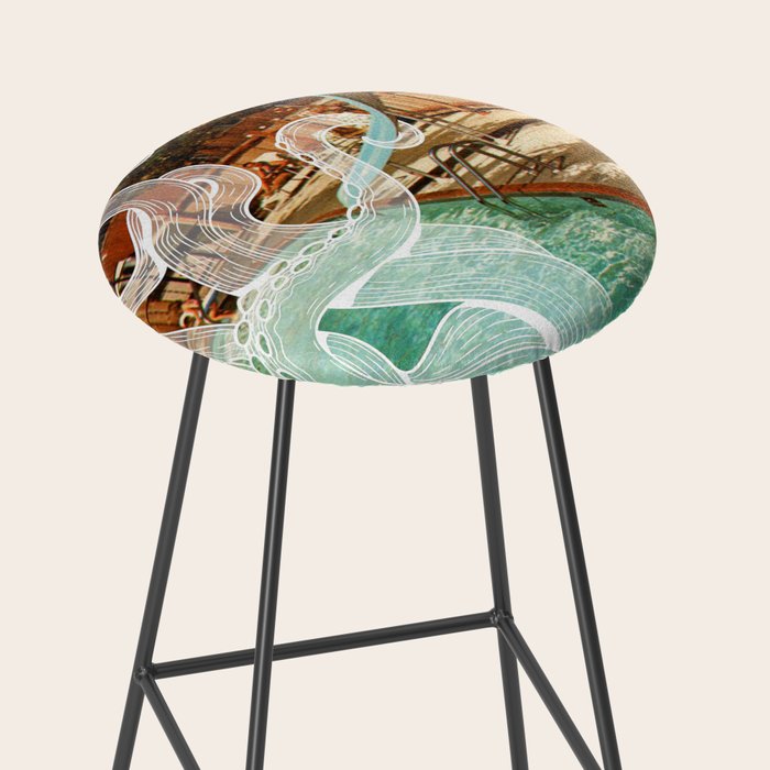 Octopus splash Stool Gallery Image 2
